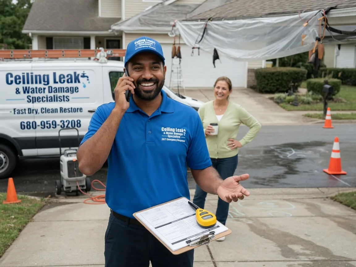 Ceiling Leak Cleanup Pine Brook, NJ FAQs